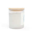 Vela de vidrio esmerilado, 11 oz.