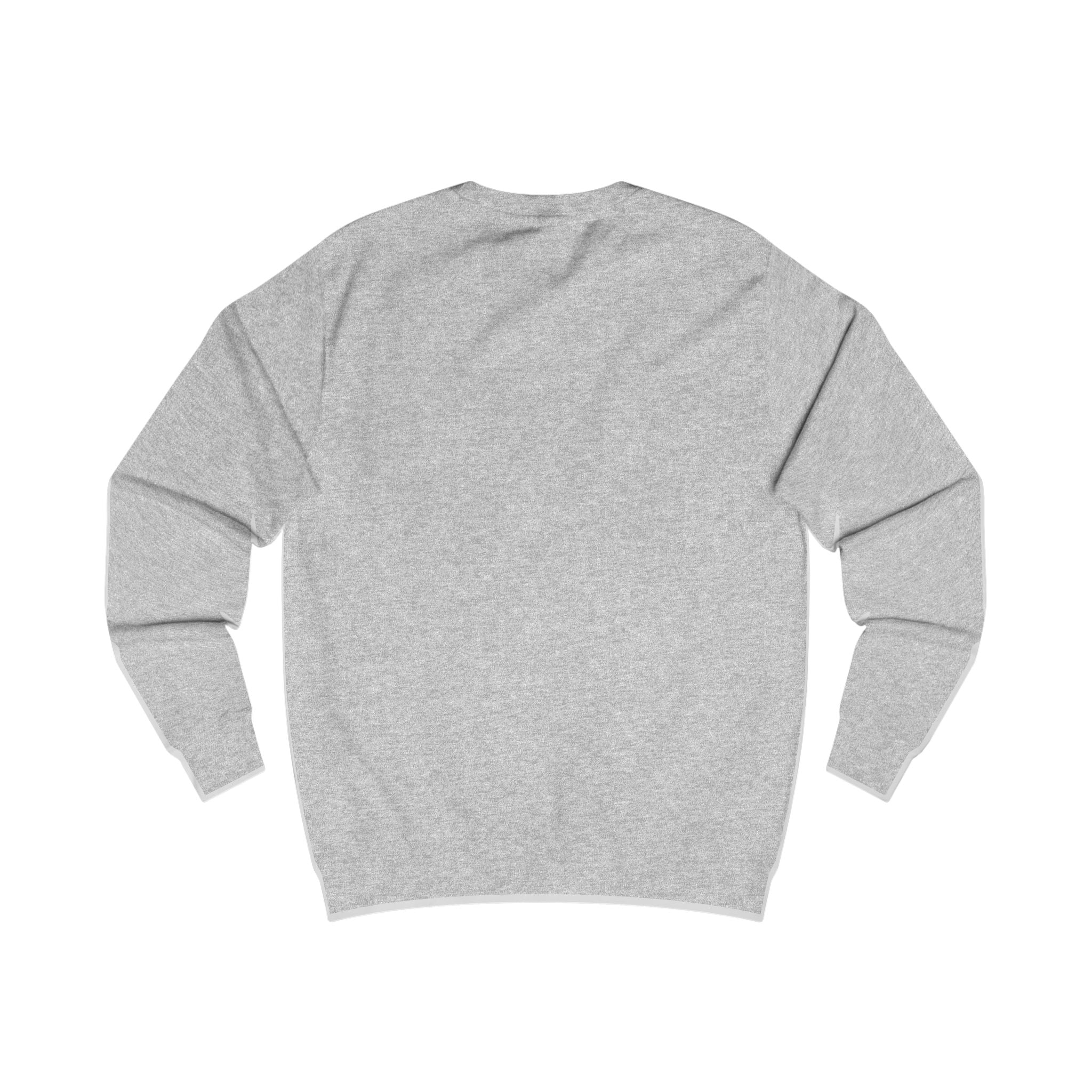 Sudadera espiritual hebrea - Modelo unisex Vista posterior Gris