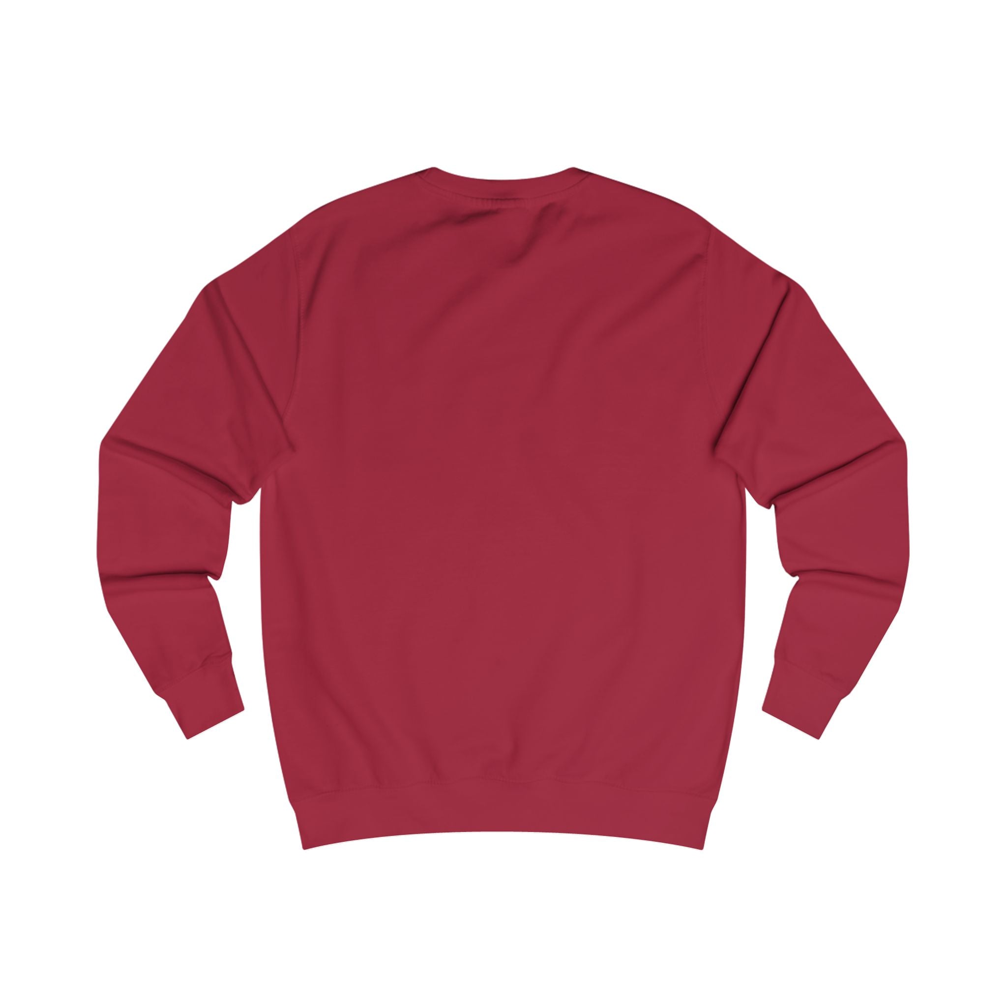 Sudadera espiritual hebrea - Modelo unisex Vista posterior Rojo quemado