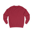 Sudadera espiritual hebrea - Modelo unisex Vista posterior Rojo quemado