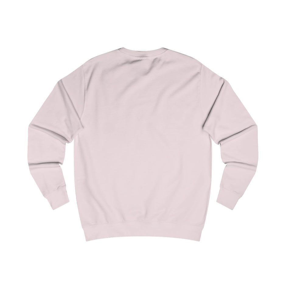 Sudadera espiritual hebrea - Modelo unisex Vista posterior Rosa claro