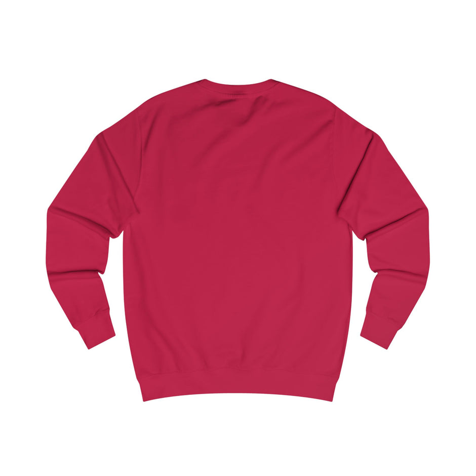 Sudadera espiritual hebrea - Modelo unisex Vista posterior Rojo 2
