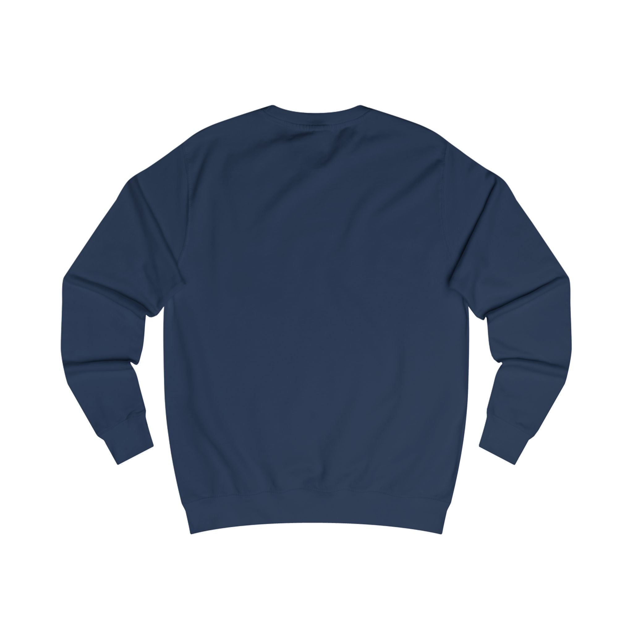 Sudadera espiritual hebrea - Modelo unisex Vista posterior Azul marino