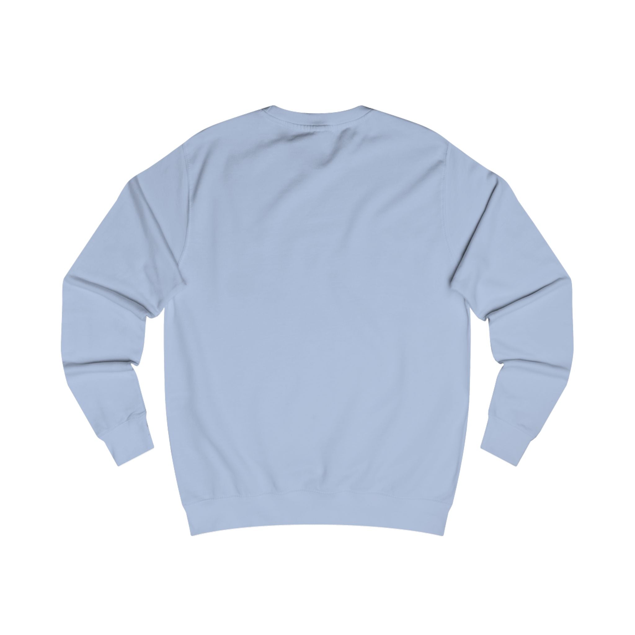 Sudadera espiritual hebrea - Modelo unisex Vista posterior Azul