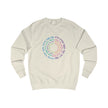 Sudadera unisex inspiradora con diseño de texto colorido