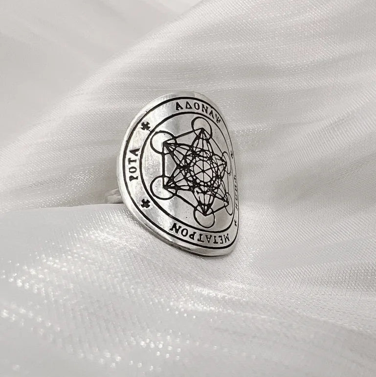 Anillo Sello Arcángel Metatrón.