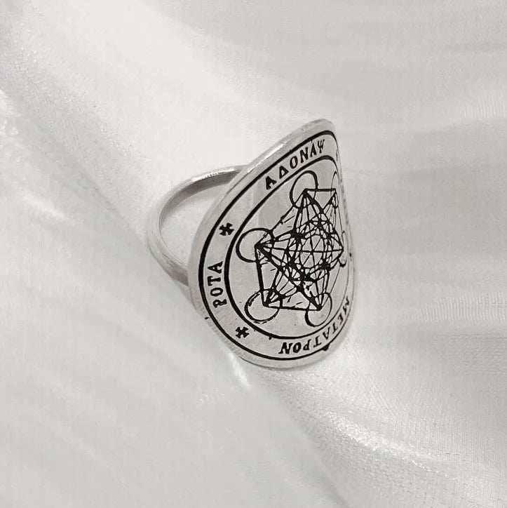 Anillo Sello Arcángel Metatrón.
