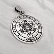 Dije Sello Arcángel Metatrón. Plata 925.