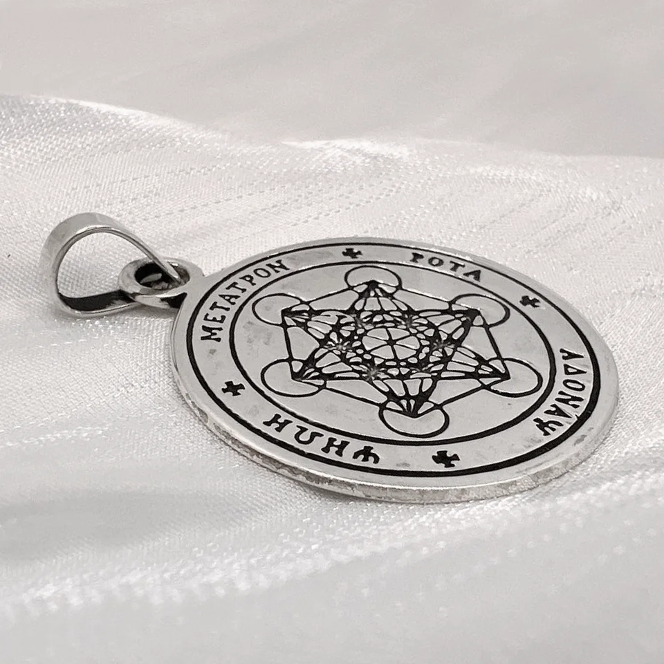 Dije Sello Arcángel Metatrón. Plata 925.